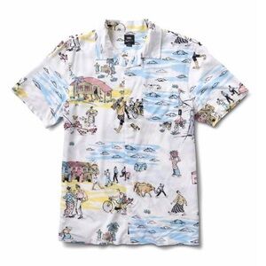 Vans Kide Baharudin Collab Short Sleeved Button Up Shirt Mens XXL made in India
